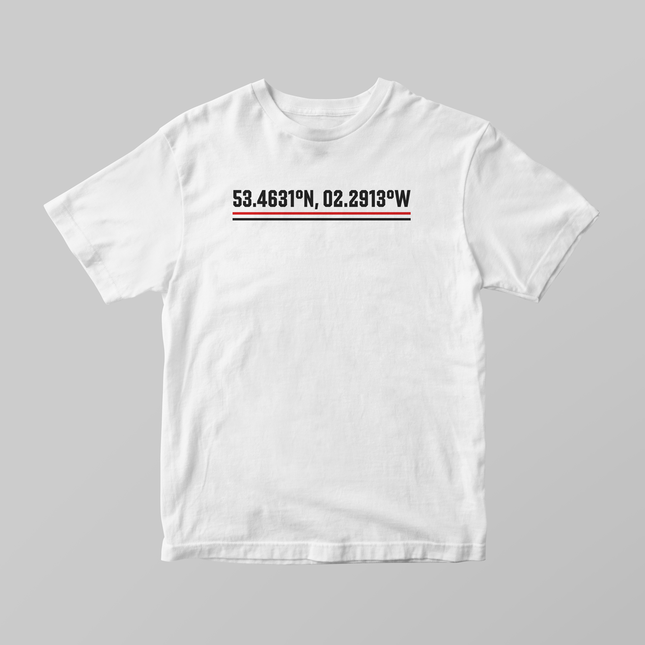Old Trafford Coordinates T-Shirt | Manchester United Graphic Tee - KDDesigns6