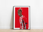 Nico Williams 24/25 Athletic Club Poster - KDDesigns6