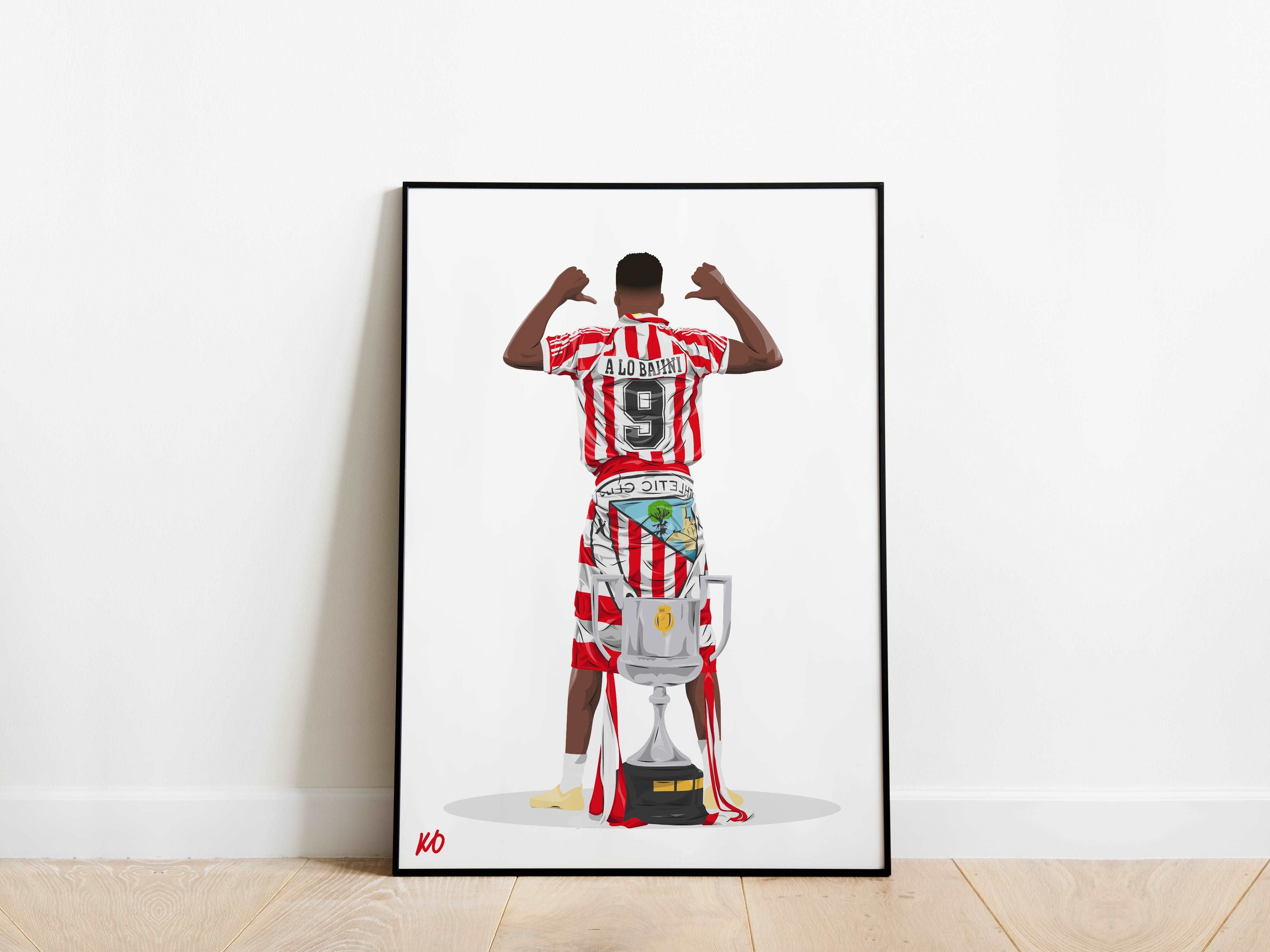 Inaki Williams Copa Del Rey Athletic Club Poster - KDDesigns6