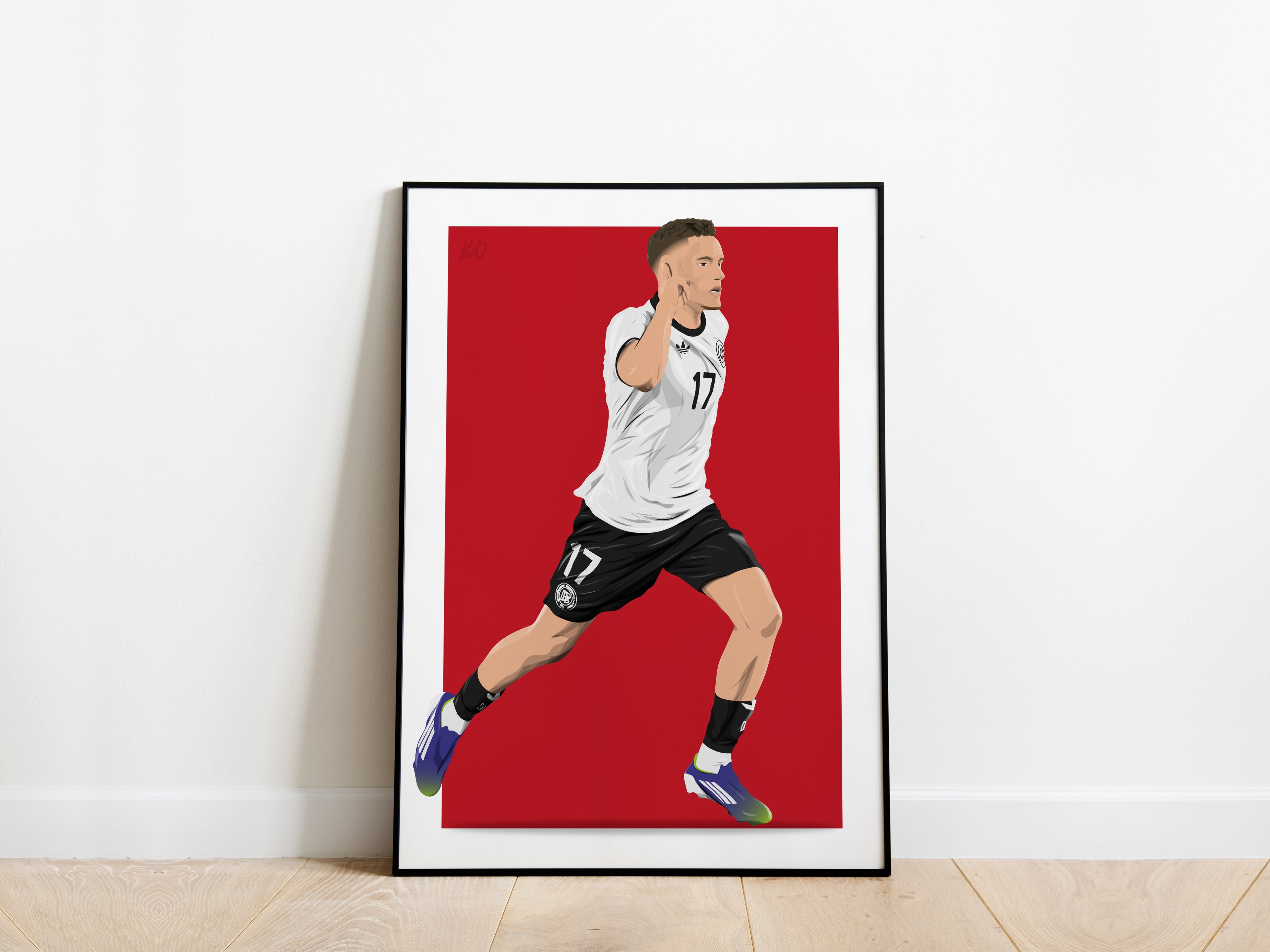 Florian Wirtz Celebration Germany Poster - KDDesigns6