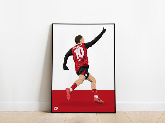 Florian Wirtz Bayer Leverkusen Poster