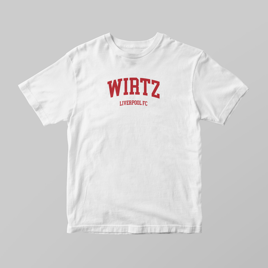 Florian Wirtz Varsity T-Shirt | Liverpool Graphic Tee