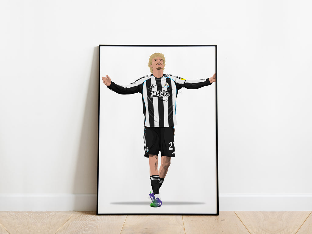 Nick Woltemade 25/26 Newcastle United Poster