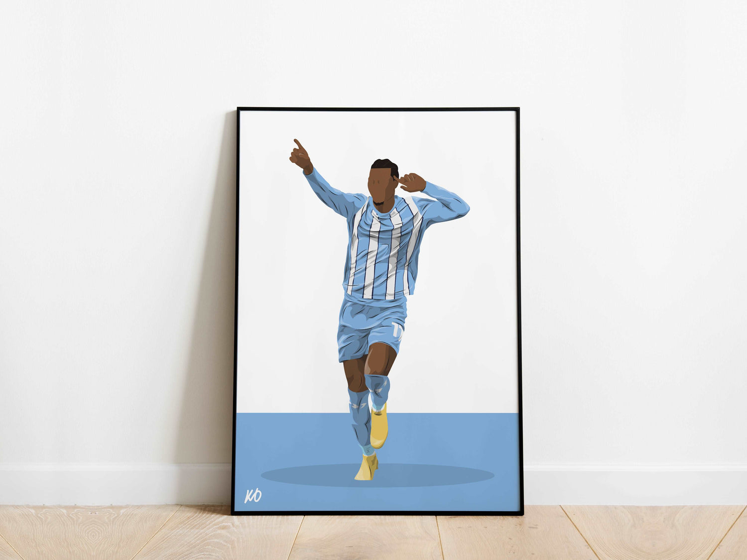 Haji Wright Coventry City Poster - KDDesigns6