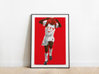 Ian Wright '179' Arsenal Poster - KDDesigns6