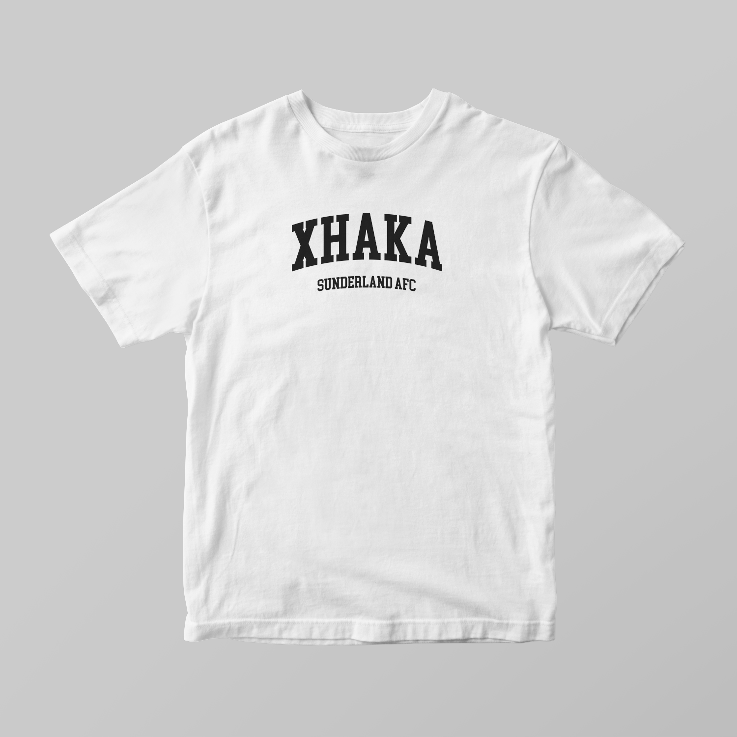 Granit Xhaka Varsity T-Shirt | Sunderland AFC Graphic Tee - KDDesigns6
