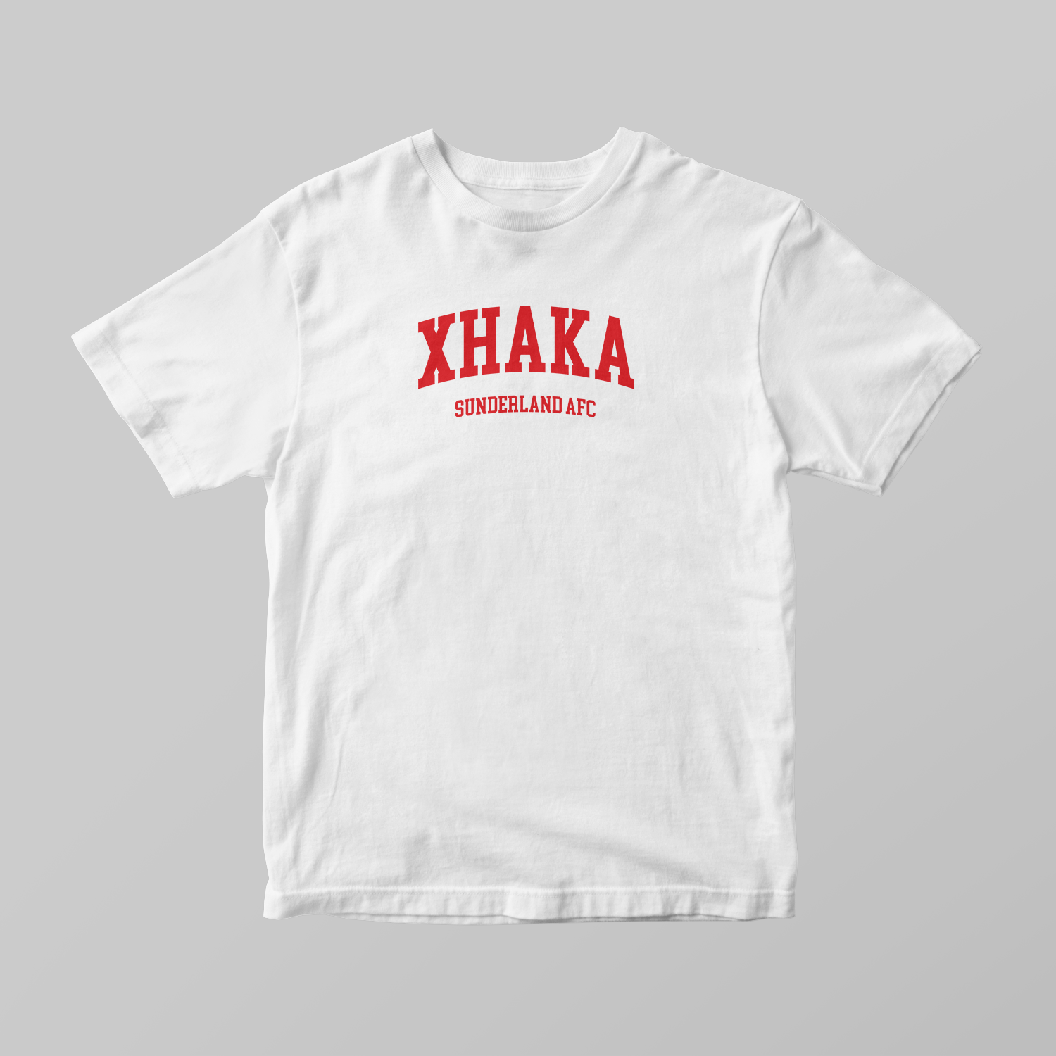 Granit Xhaka Varsity T-Shirt | Sunderland AFC Graphic Tee - KDDesigns6