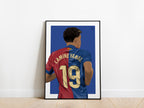 Lamine Yamal Barcelona Poster - KDDesigns6