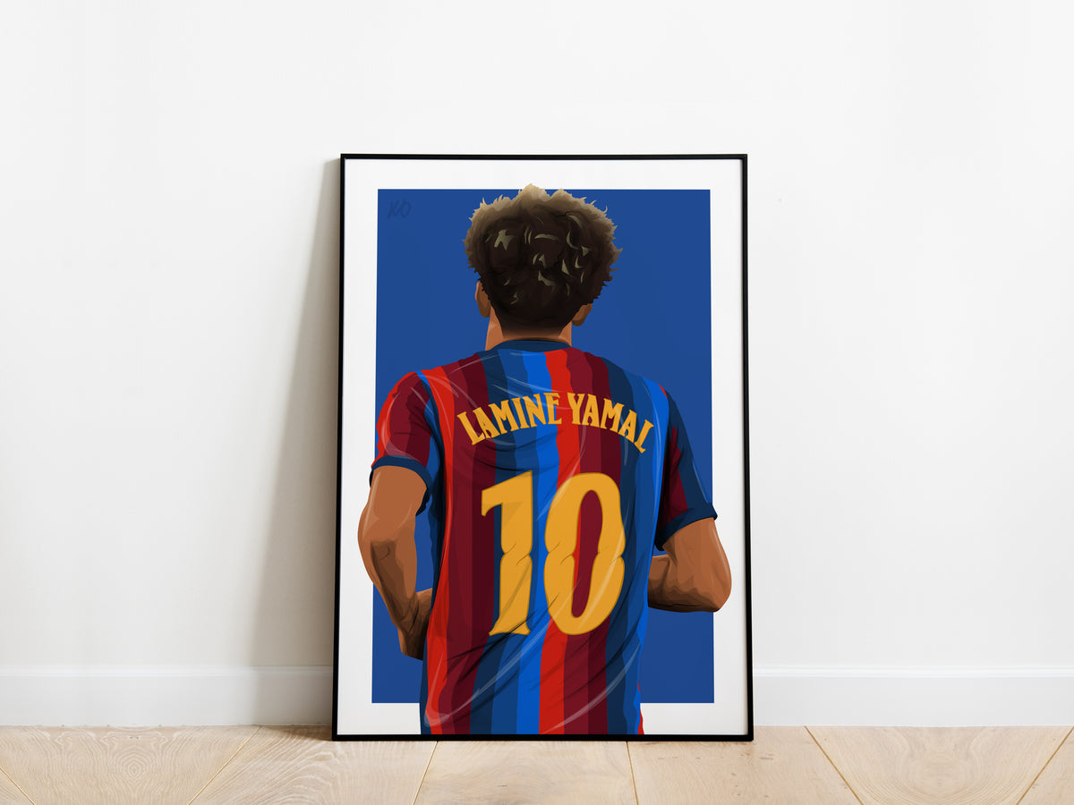Lamine Yamal 26/27 FC Barcelona Poster