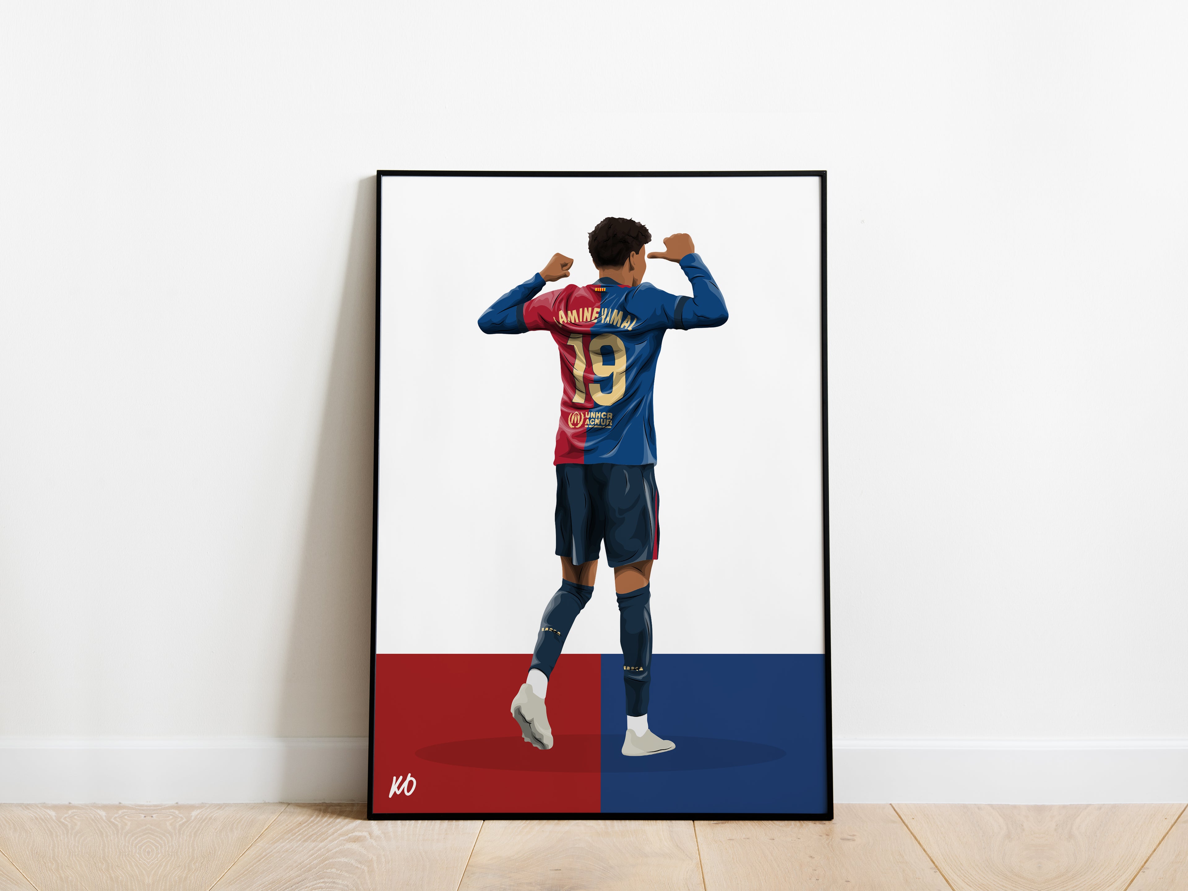 Lamine Yamal El Clasico Barcelona Poster - KDDesigns6