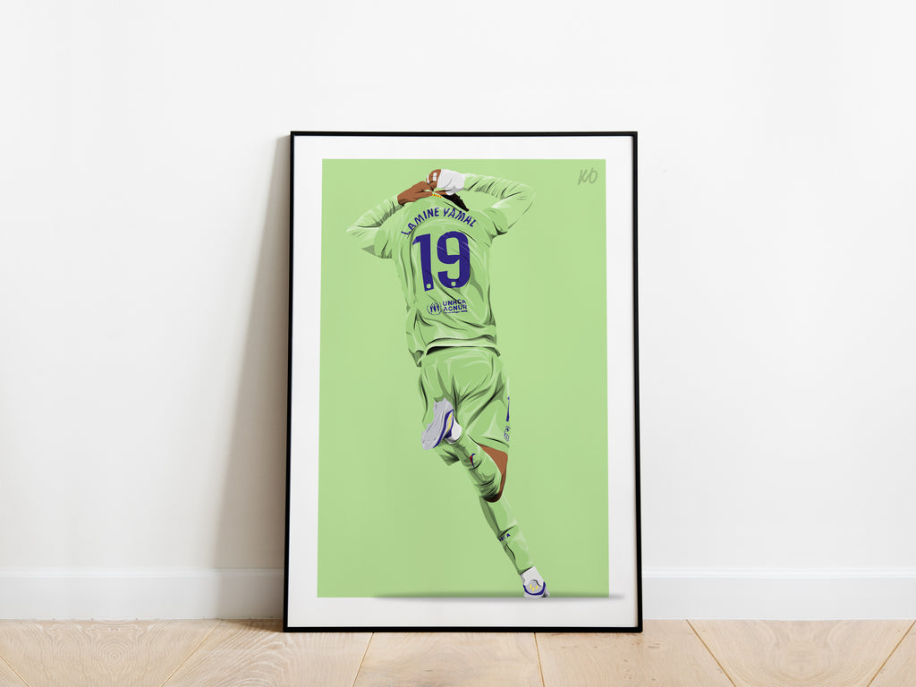 Lamine Yamal Comeback Celebration Barcelona Poster - KDDesigns6