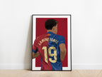 Lamine Yamal Barcelona Poster - KDDesigns6