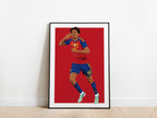 Lamine Yamal Nations League 2026/27 Celebration Spain Poster