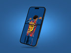 LIMITED EDITION - Lamine Yamal, Lionel Messi & Cristiano Ronaldo Wallpaper Bundle - KDDesigns6