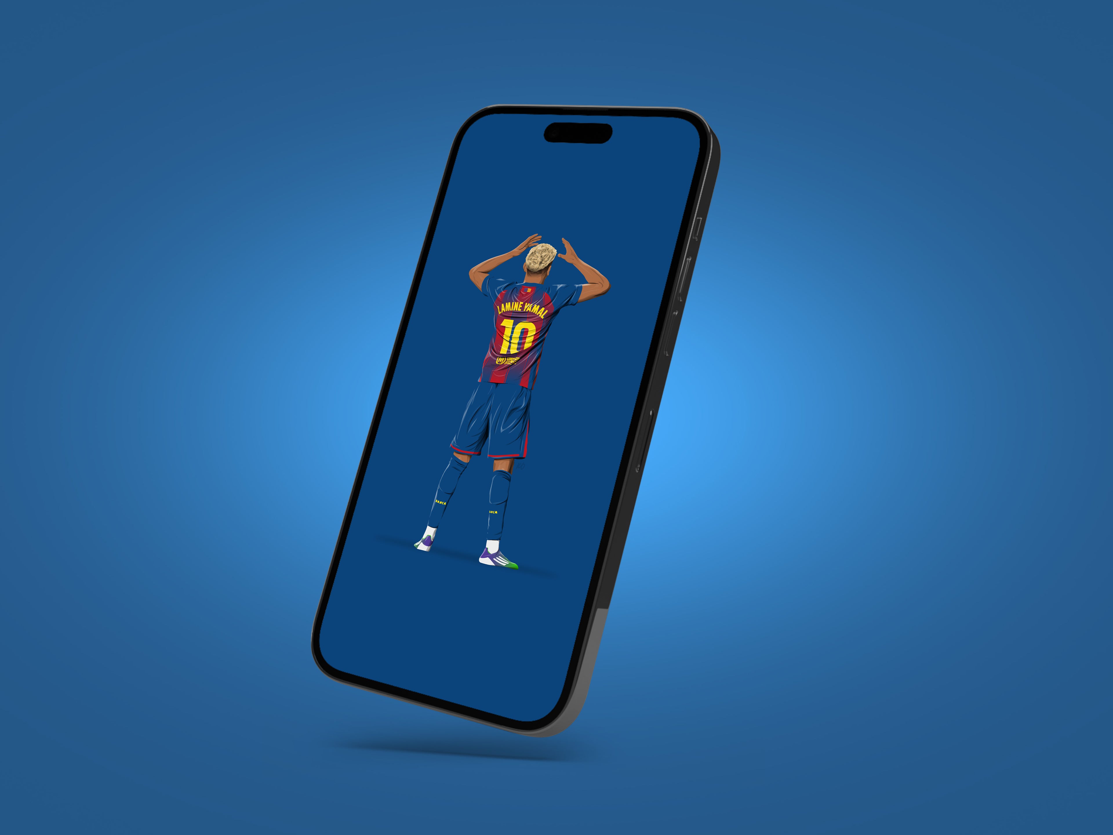 Lamine Yamal Barcelona Wallpaper - KDDesigns6