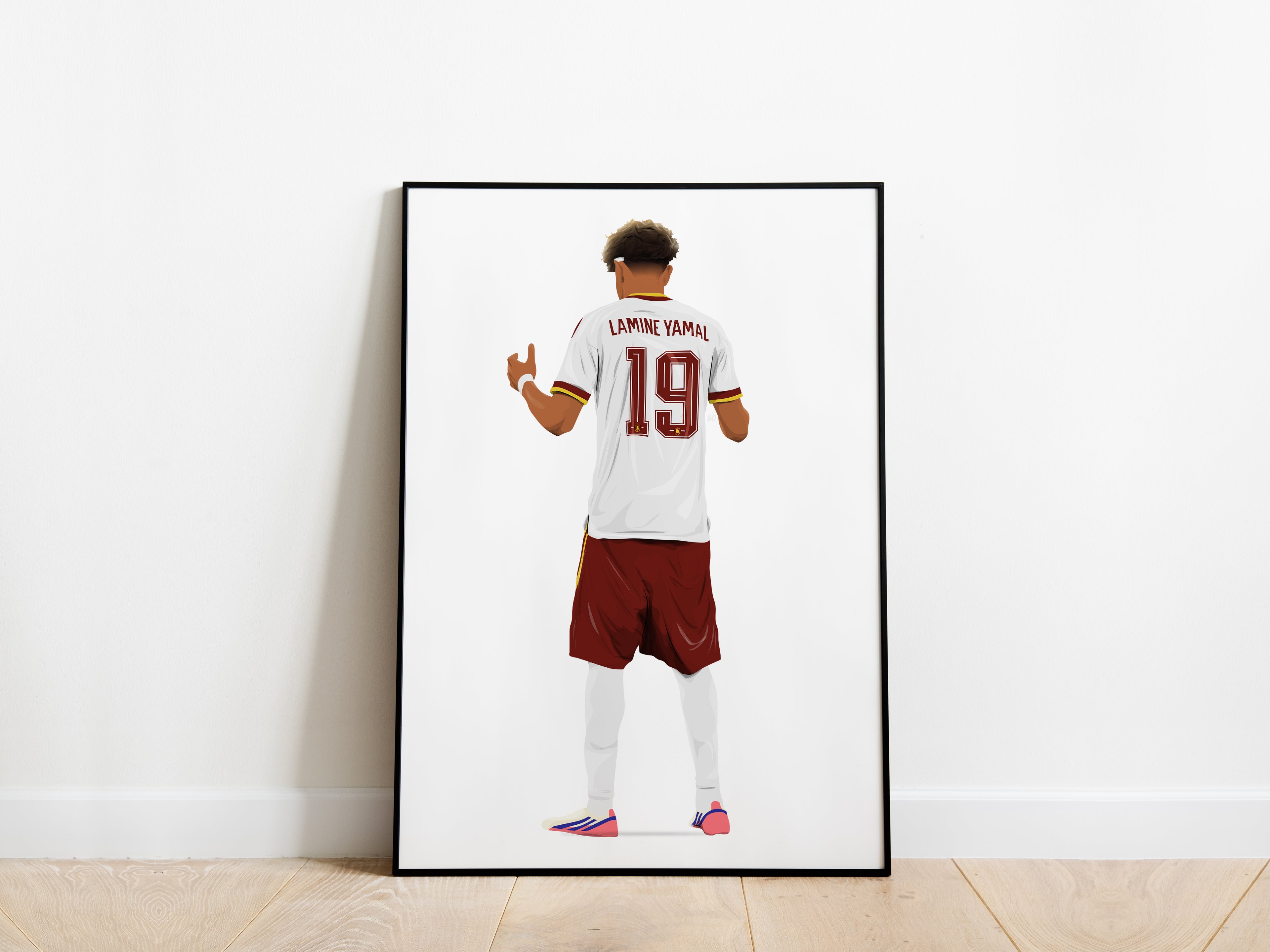 Lamine Yamal World Cup 2026 Spain Poster