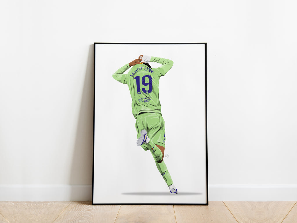 Lamine Yamal Comeback Celebration Barcelona Poster - KDDesigns6