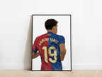 Lamine Yamal Barcelona Poster - KDDesigns6