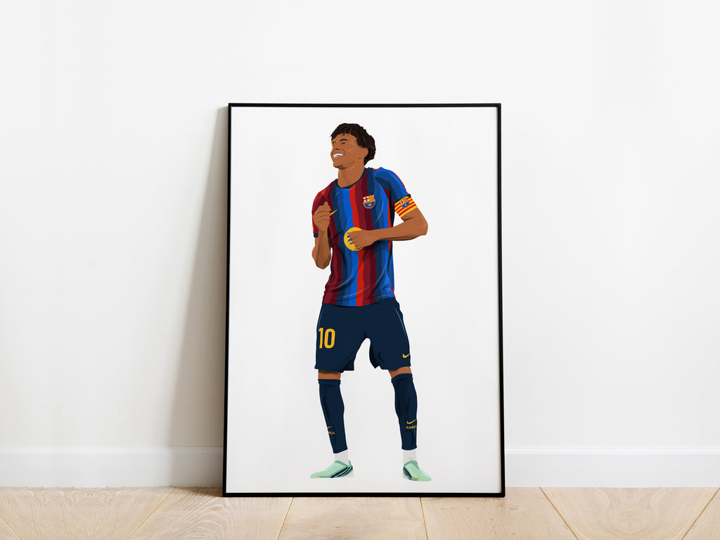 Lamine Yamal 2026/27 Dance Celebration FC Barcelona Poster