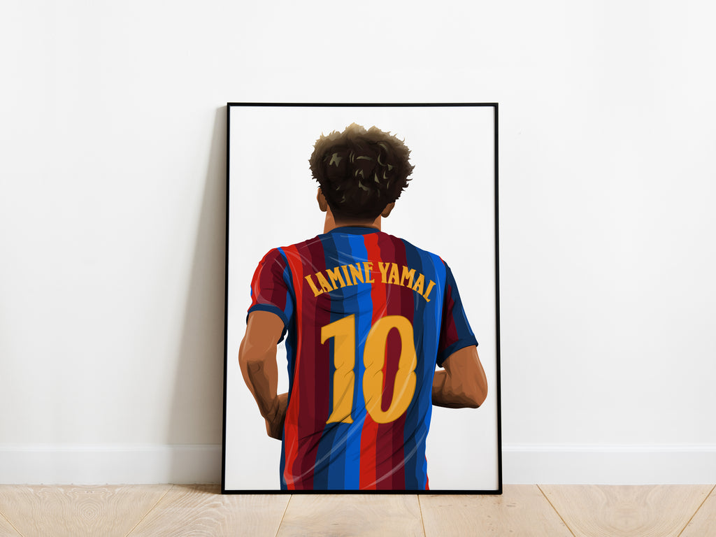 Lamine Yamal 26/27 FC Barcelona Poster