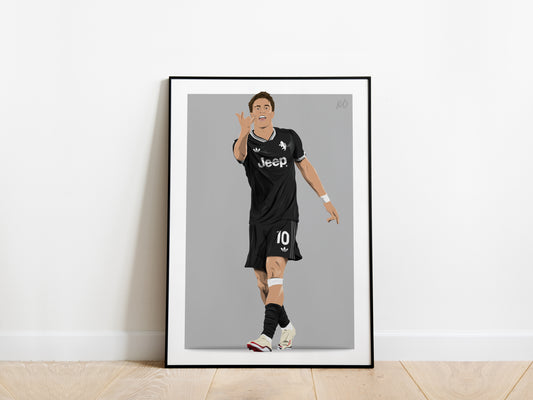Kenan Yildiz 25/26 Juventus Poster