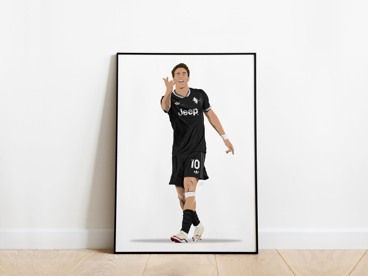 Kenan Yildiz 25/26 Juventus Poster