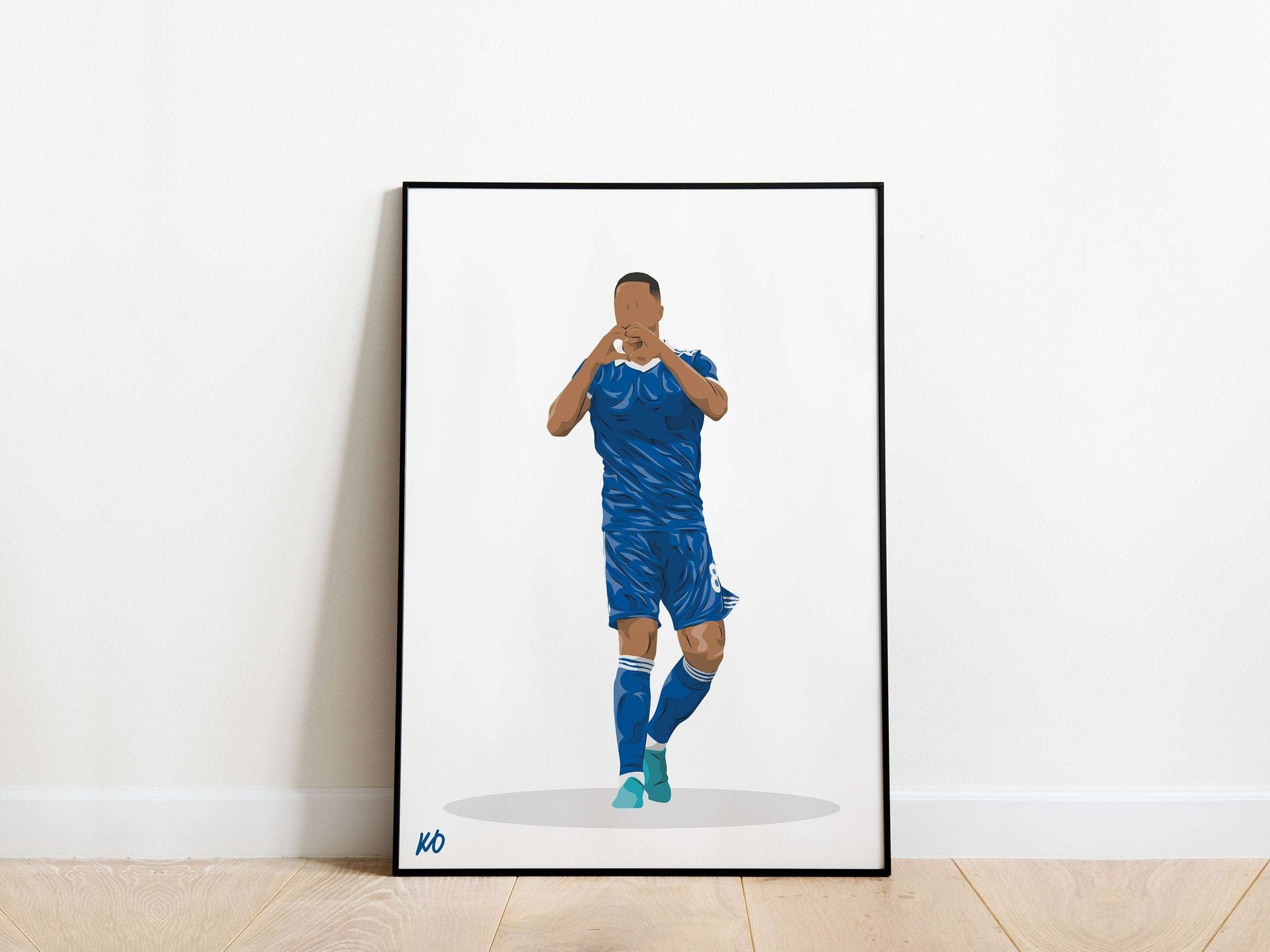 Youri Tielemans Leicester City Poster KDDesigns6