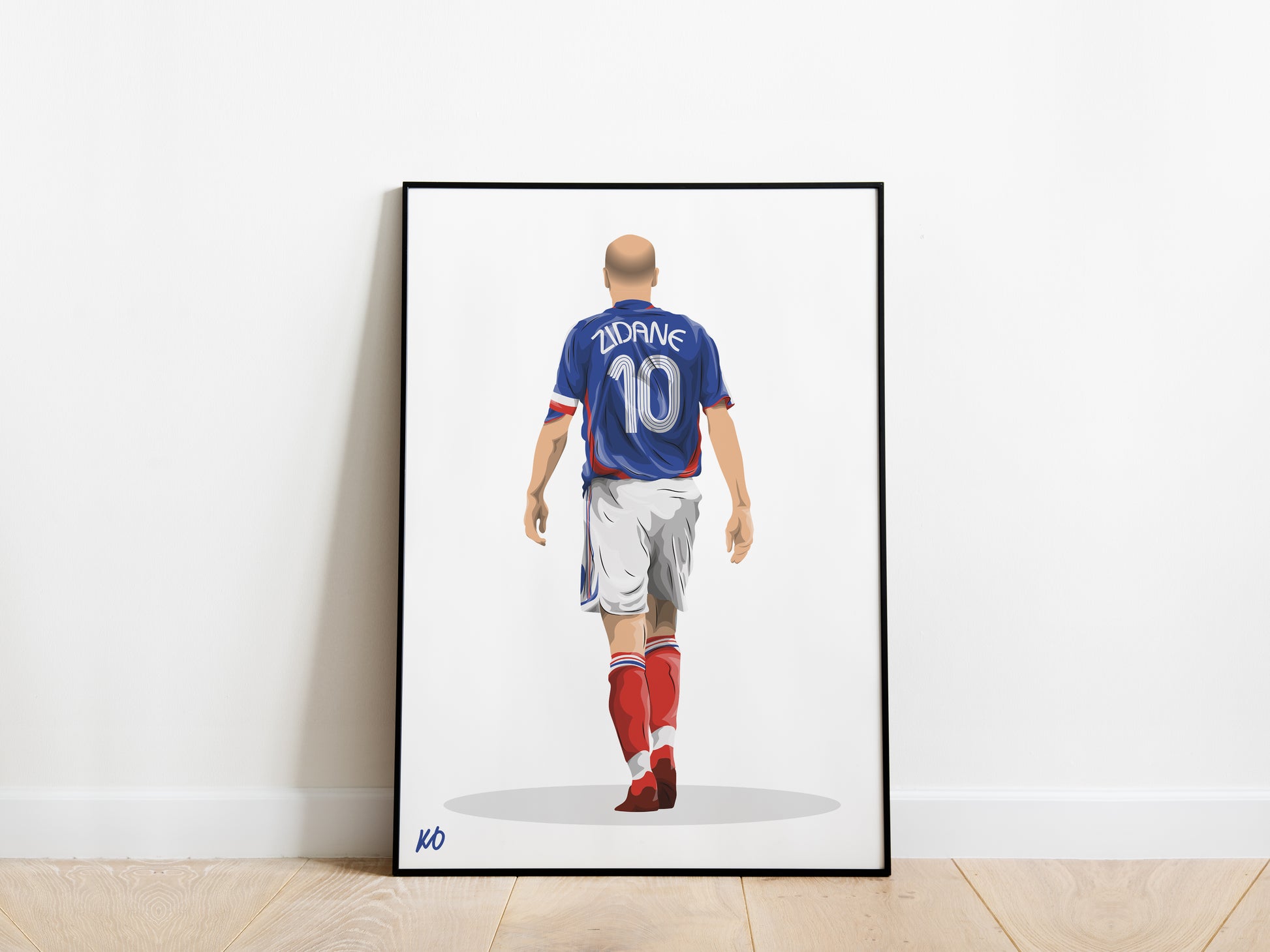 Zinedine Zidane France Poster - KDDesigns6