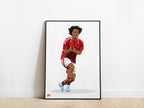 Joshua Zirkzee Celebration Manchester United Poster - KDDesigns6