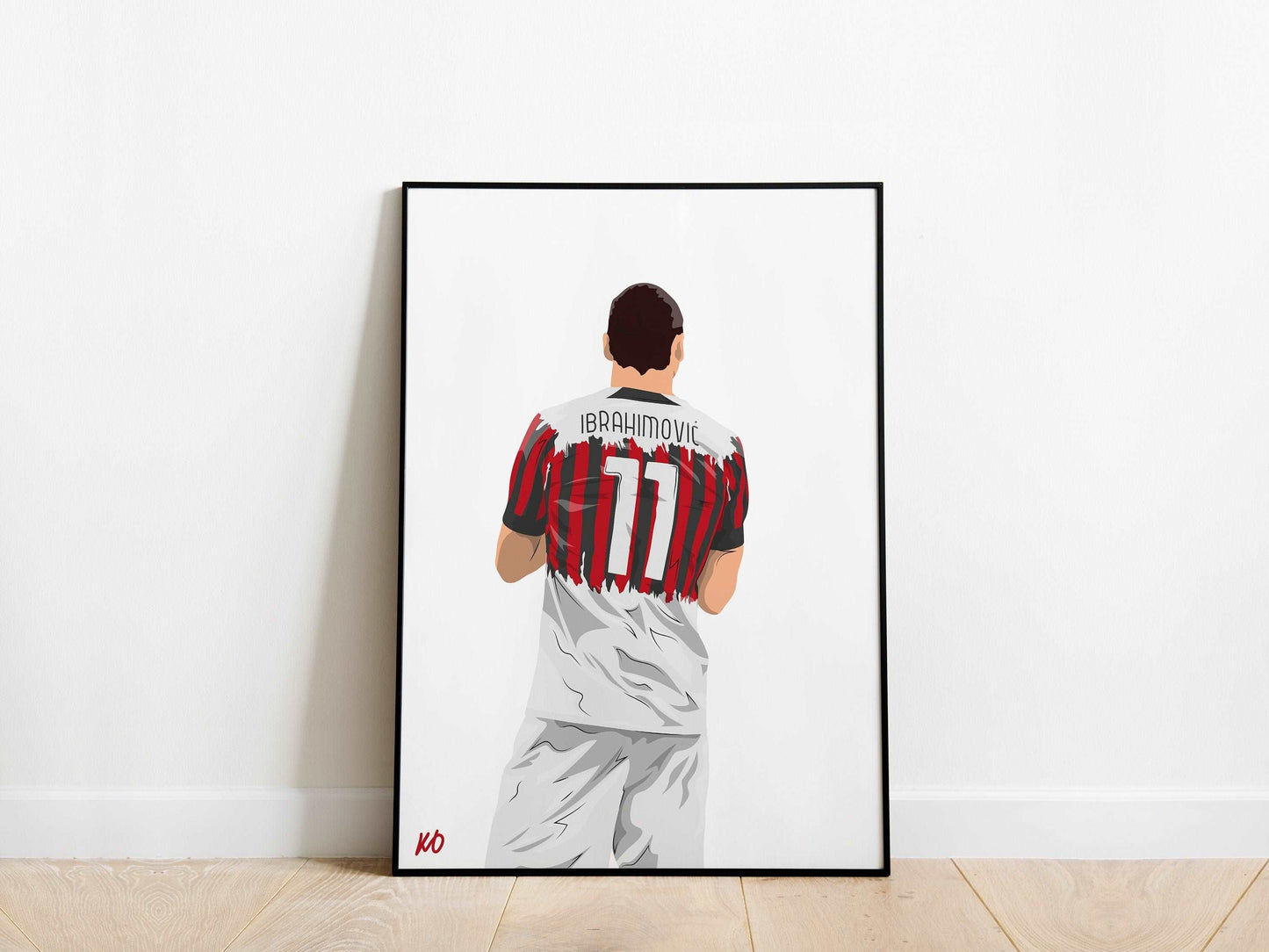 Zlatan Ibrahimovic AC Milan Poster - KDDesigns6