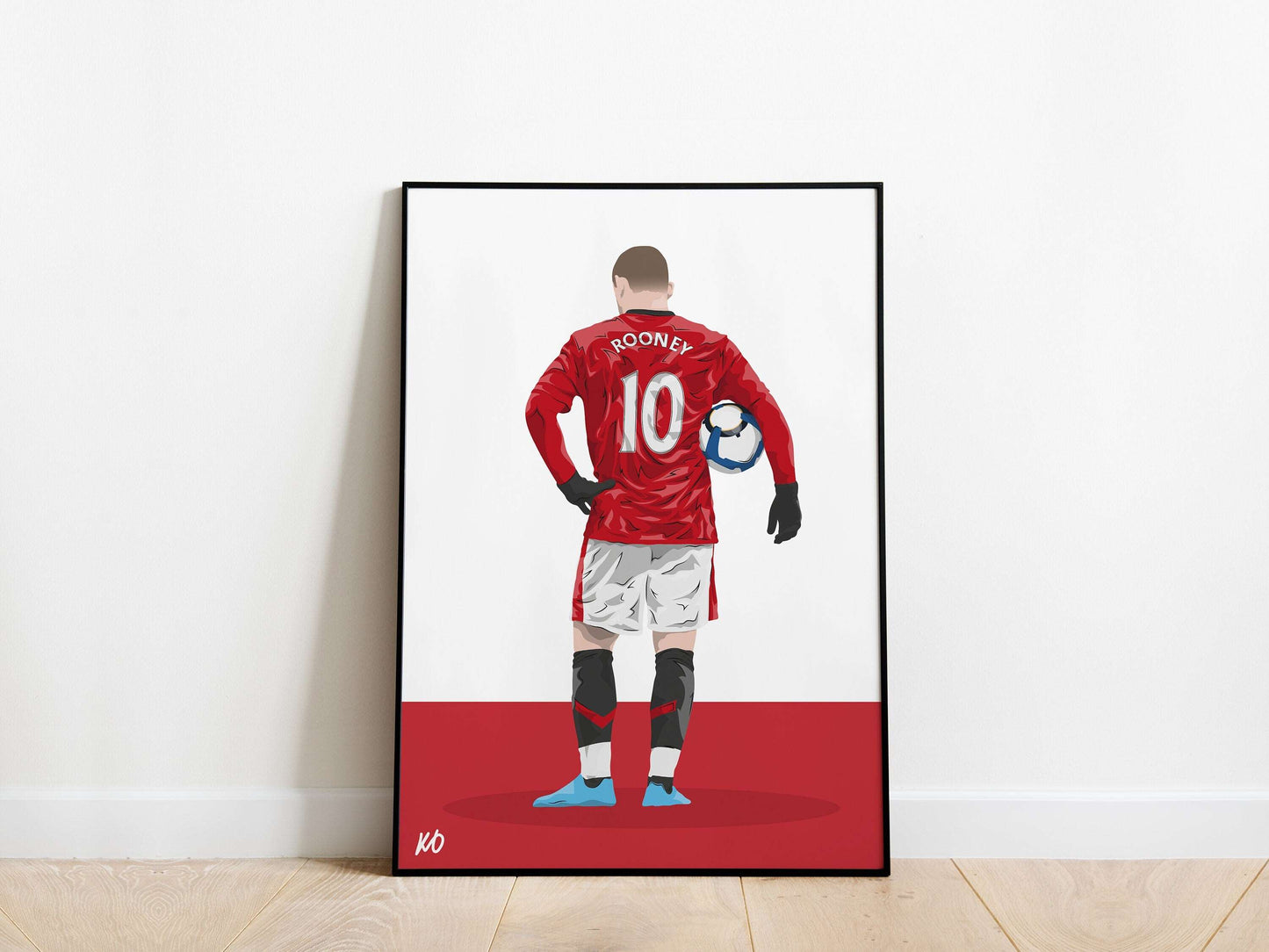 Wayne Rooney Manchester United Poster - KDDesigns6