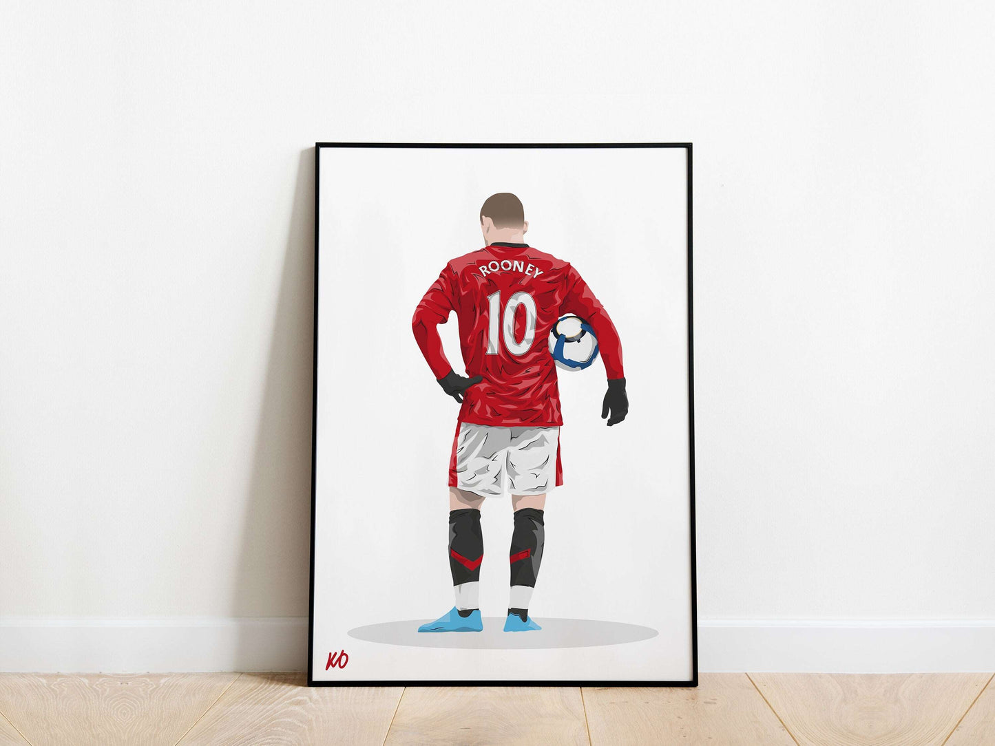 Wayne Rooney Manchester United Poster - KDDesigns6