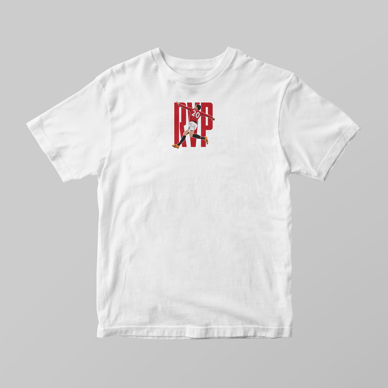 Robin van Persie Manchester United Graphic T-Shirt | Premium Illustrated Tee - KDDesigns6